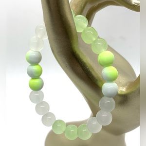 [Green Apple] Cute Glass Beaded Bracelet